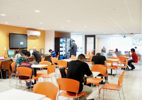 EC Boston student lounge