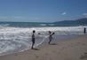 the beach