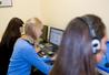 computer room with students